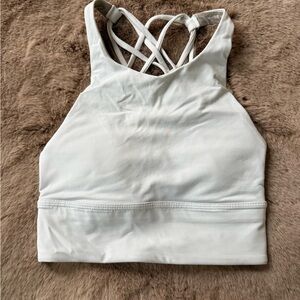 Lululemon High Neck Strappy Back Sports Bra Top